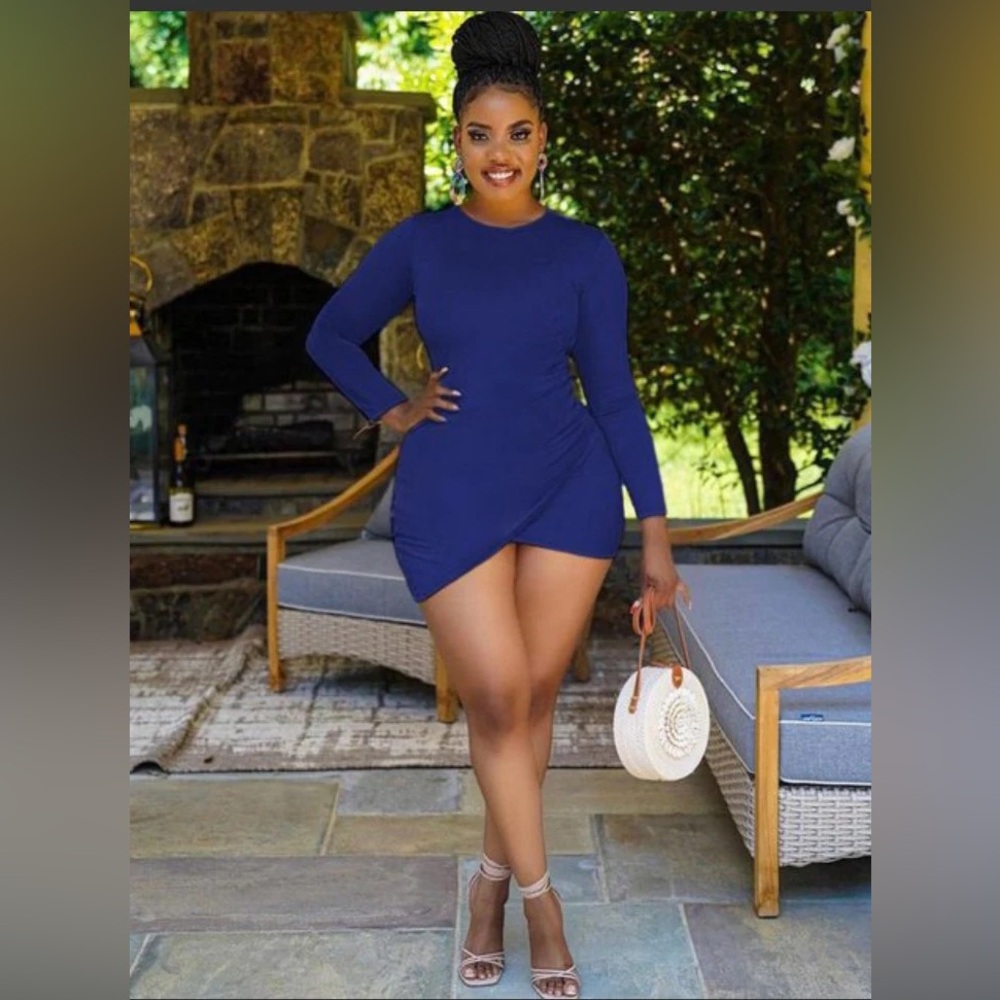 Classy and Bougie Long Sleeve Bodycon Mini Dress
